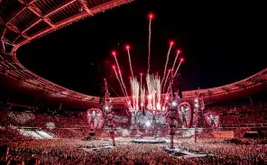 Feux d'artifice Ed Sheeran Stade de France