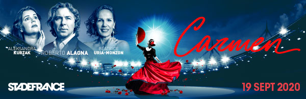 Carmen au Stade de France le 19 septembre 2020 Carmen au Stade de France le 19 septembre 2020