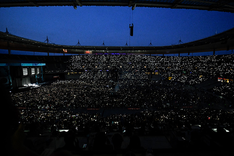 Photo du concert d'ED SHEERAN au Stade de France le 07/07/2018 Photo du concert d'ED SHEERAN au Stade de France le 07/07/2018