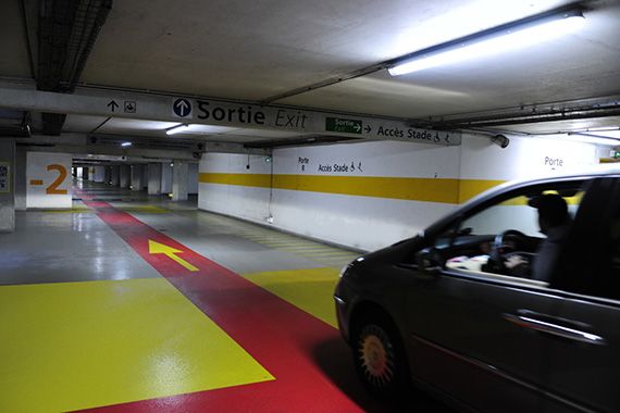 Photo parking du Stade de France