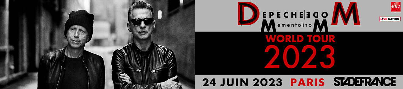 DEPECHE MODE en concert le 24 juin 2023 au Stade de France