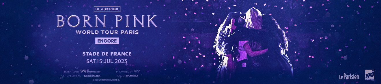 Affiche Blackpink au Stade de France