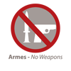 No armes