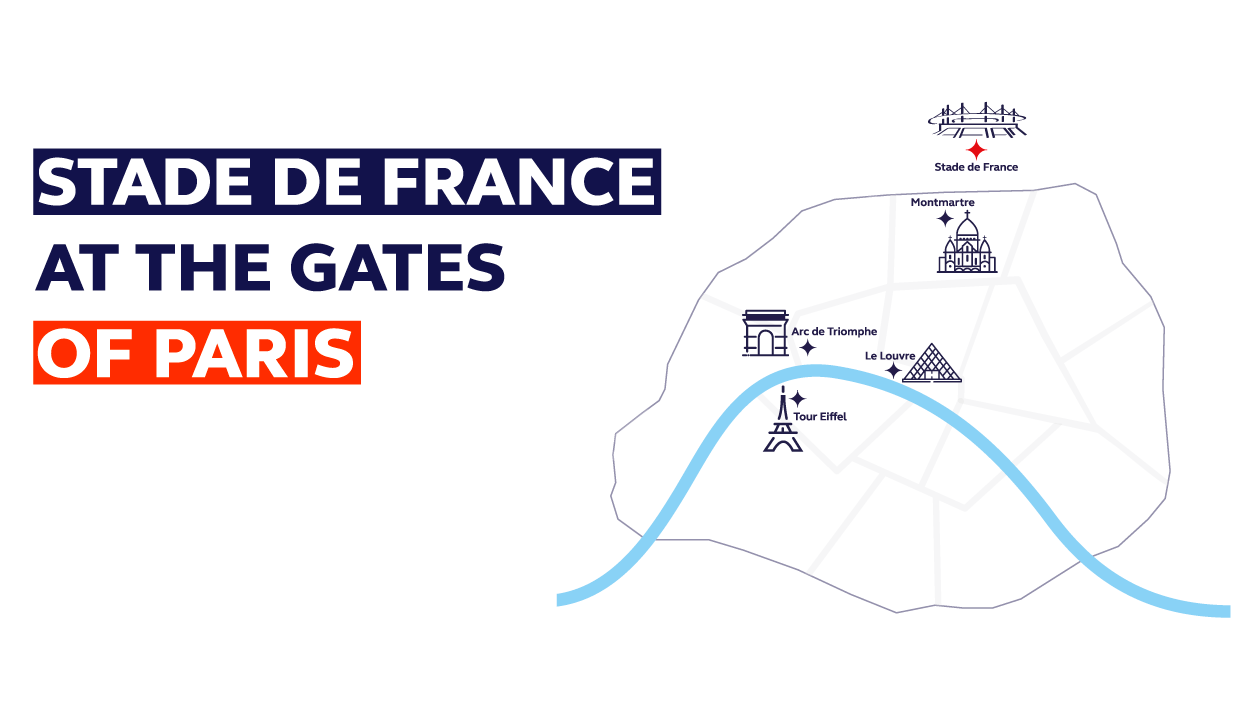 Stade de France at the gate of Paris Stade de France at the gate of Paris