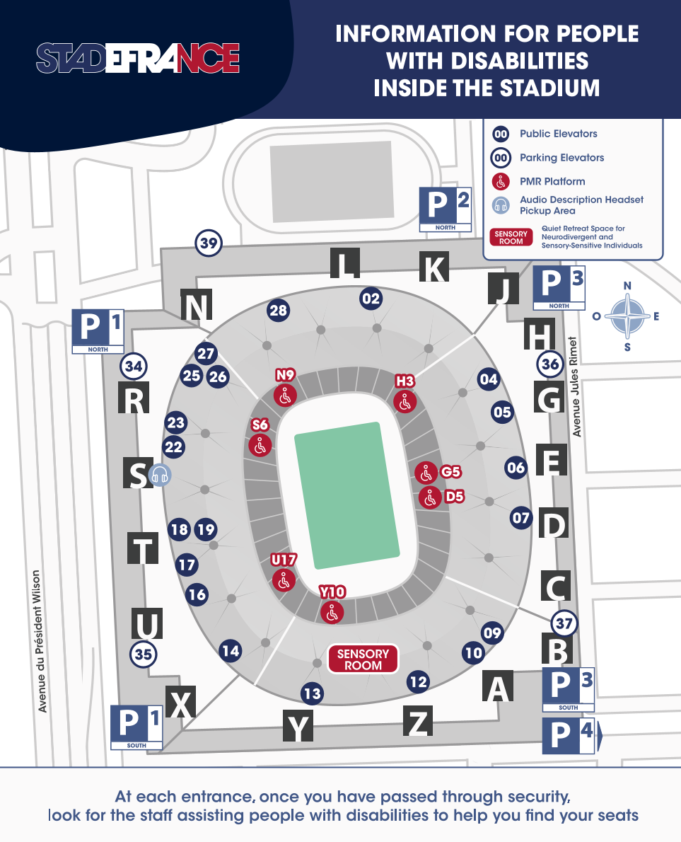 Plan Handicap Stade