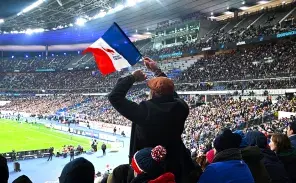 Ambiance tribunes lors d'un match de rugby au Stade de France