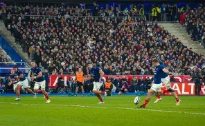 Equipe de France de rugby lors de la Tournée d'Automne