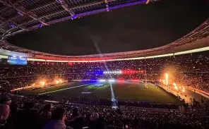 Ambiance lors d'un match de l'équipe de France de rugby
