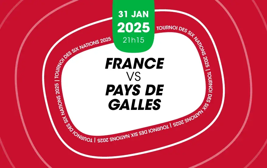 RUGBY France Wales 31 January 2025 Stade de France