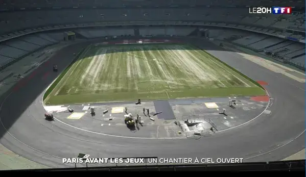 TF1 – Reportage presse sur les travaux