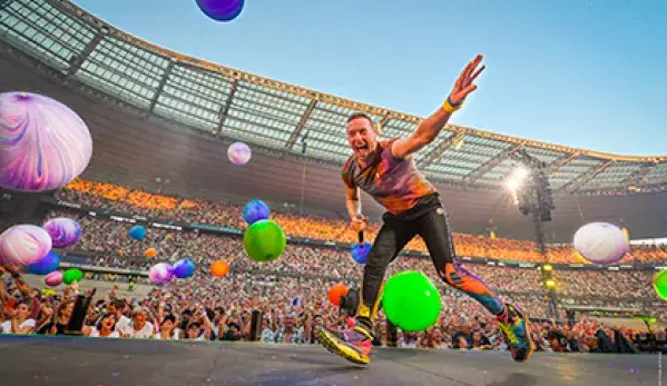 Concert du groupe COLDPLAY au Stade de France le 16 juillet 2022