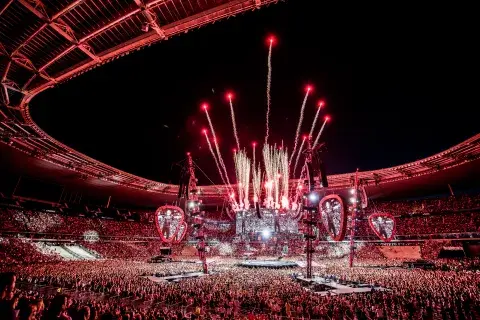 Feux d'artifice Ed Sheeran Stade de France