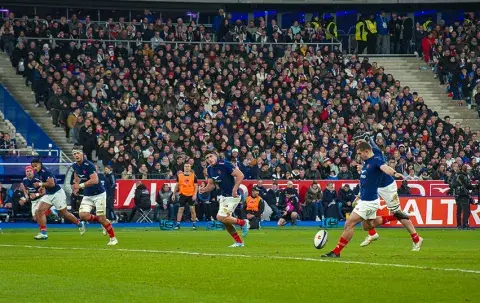Equipe de France de rugby lors de la Tournée d'Automne