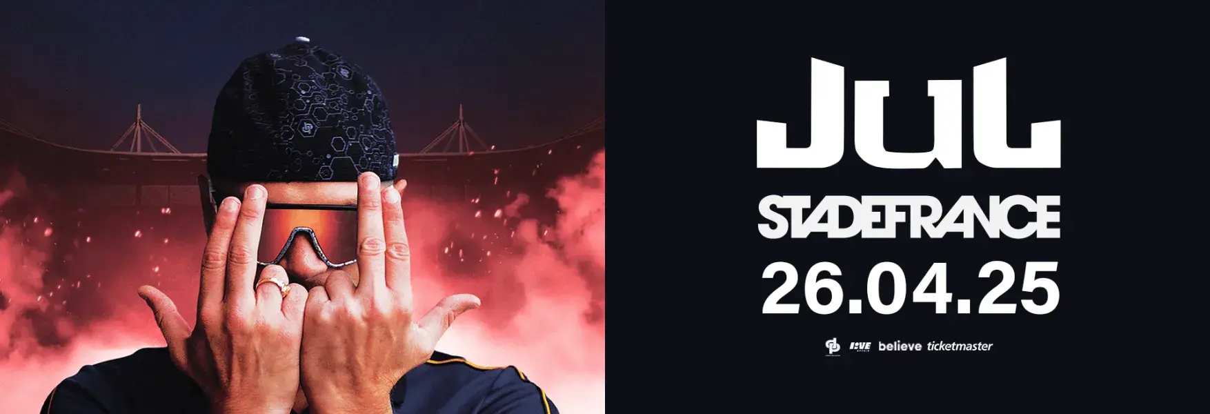 JUL en concert le samedi 26 avril 2025 au Stade de France