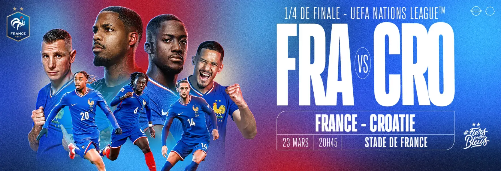 Slider France vs Croatie 2025