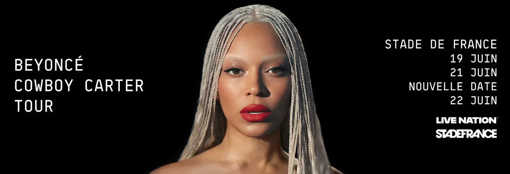 Visuel Beyoncé 2025 - 3 dates 